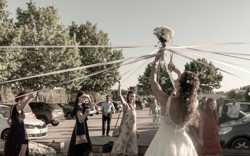 Le lancer du bouquet